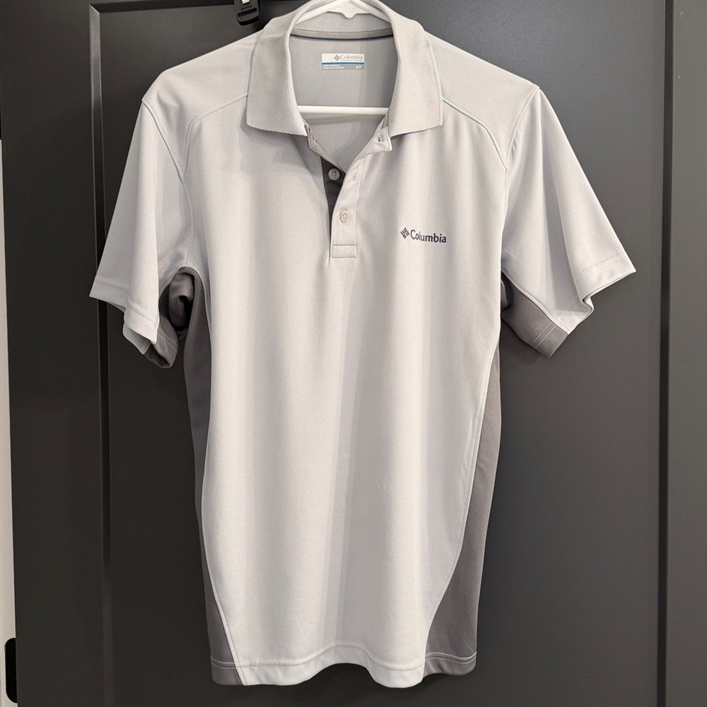 Columbia Men's Light Gray Polo Shirt